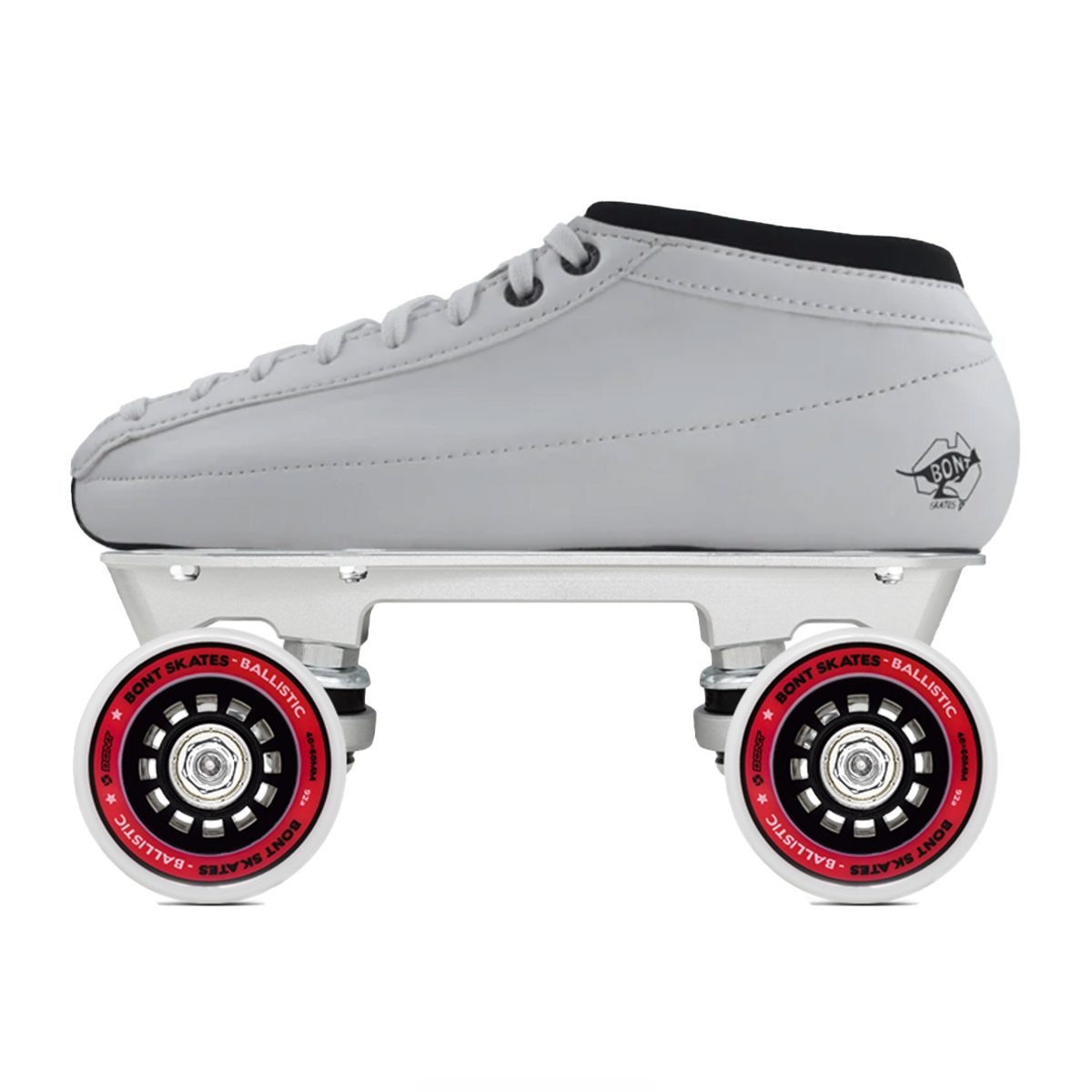 BONT Racer Speed Roller Skate Package White - ROLLER SKATE USA