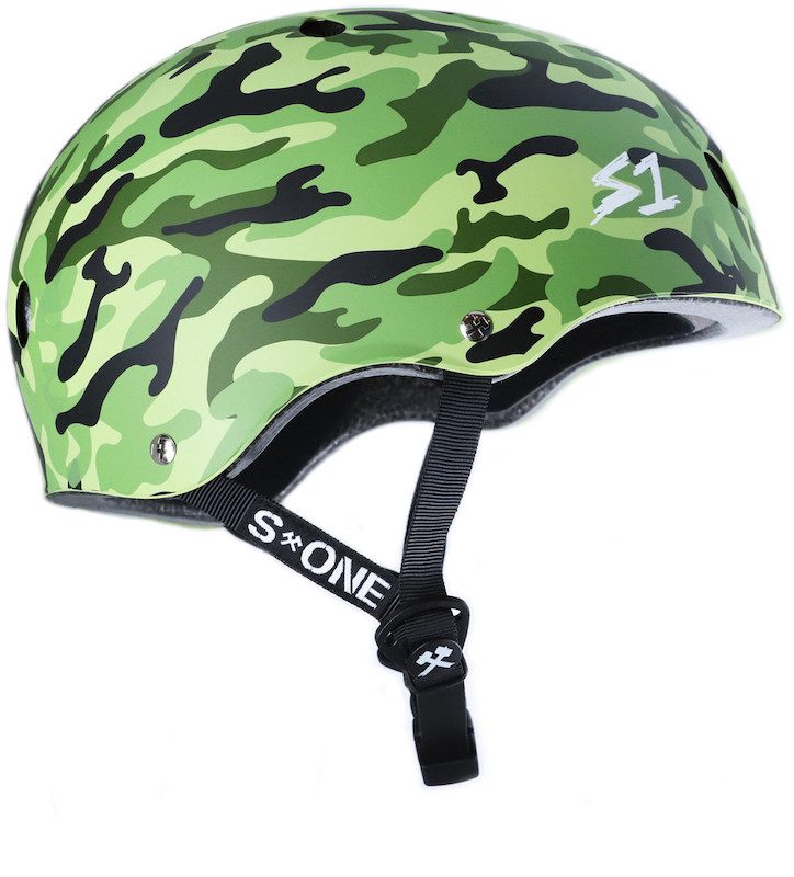 S1 Lifer Helmet Green Camo Matte