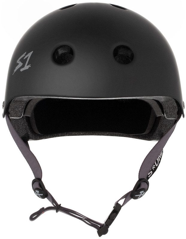 S1 Lifer Helmet Black Matte/Grey Straps
