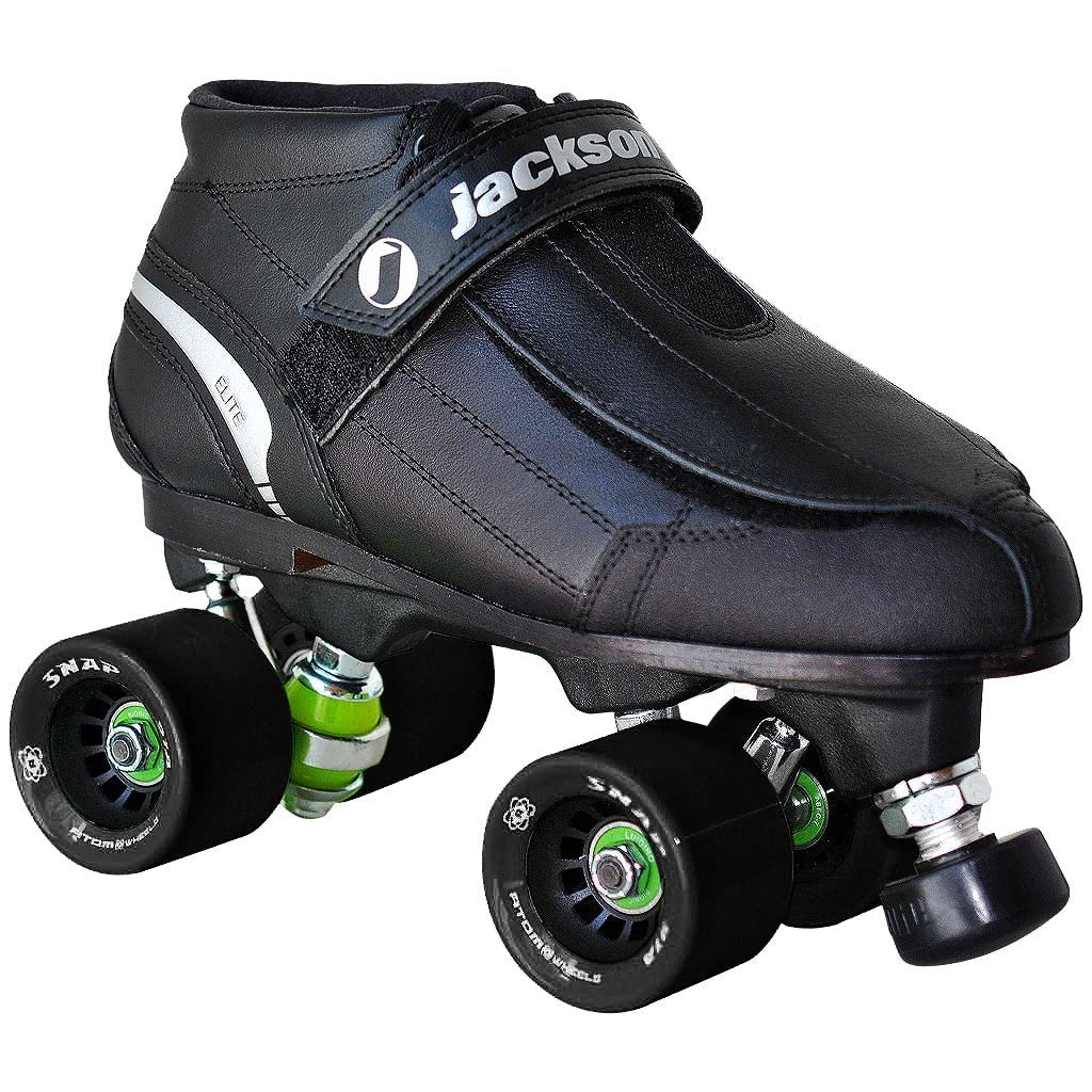 Jackson Elite Nylon Rink Skate Black Snap - ROLLER SKATE USA