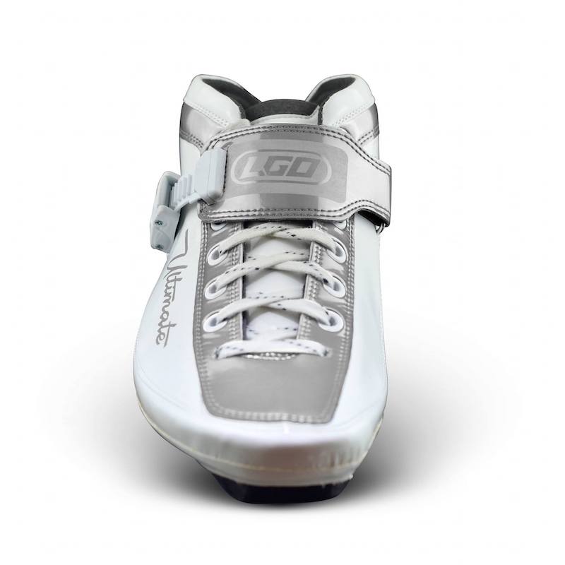 LGO Ultimate White Silver Skate Boot