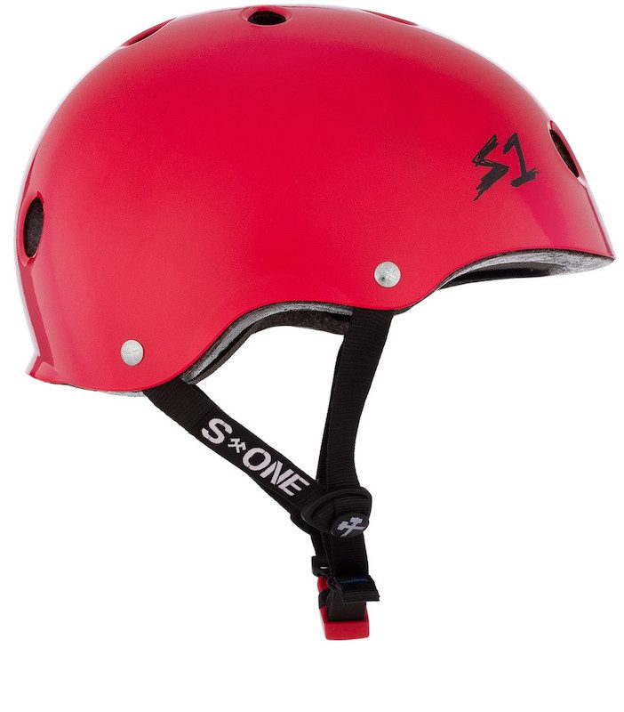 S1 Mini Lifer Helmet Bright Red Gloss
