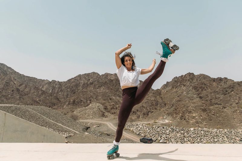 Moxi Jade Jack Leopard Lining Roller Boot