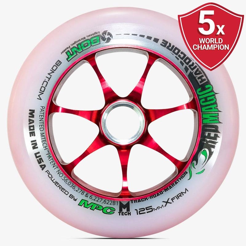 Bont Red magic 125MM with aluminum hub