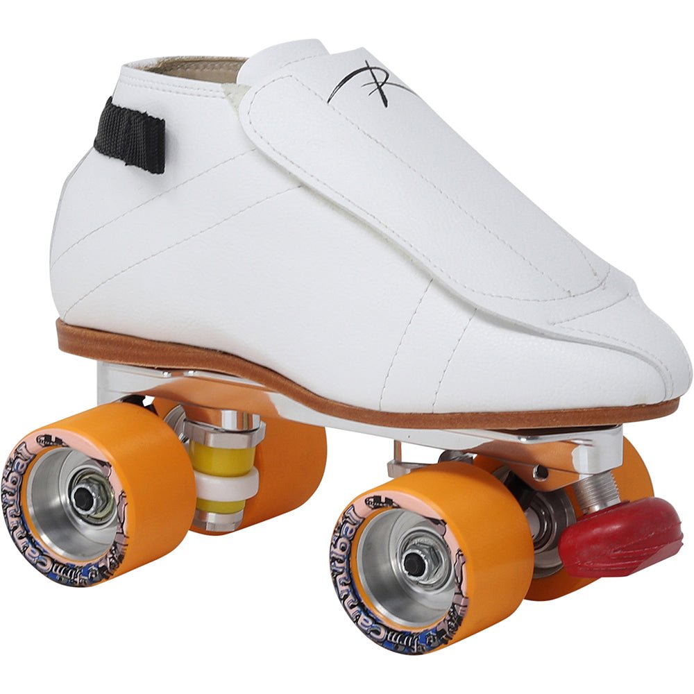 Riedell PowerTrac Cannibal Jam Roller Skate With 395 White Boot - ROLLER SKATE USA
