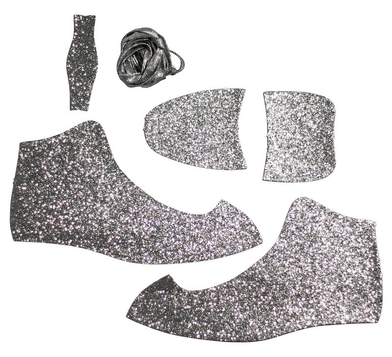 American Roller Skate Wrap Sparkle Silver