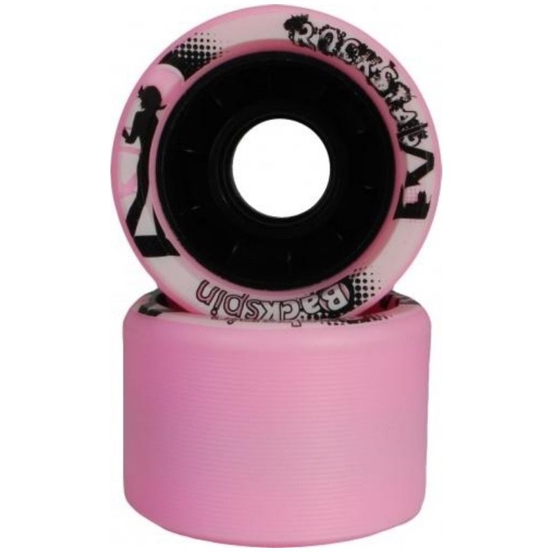 BackSpin Rockstar Pink Roller Skate Wheels 62MM