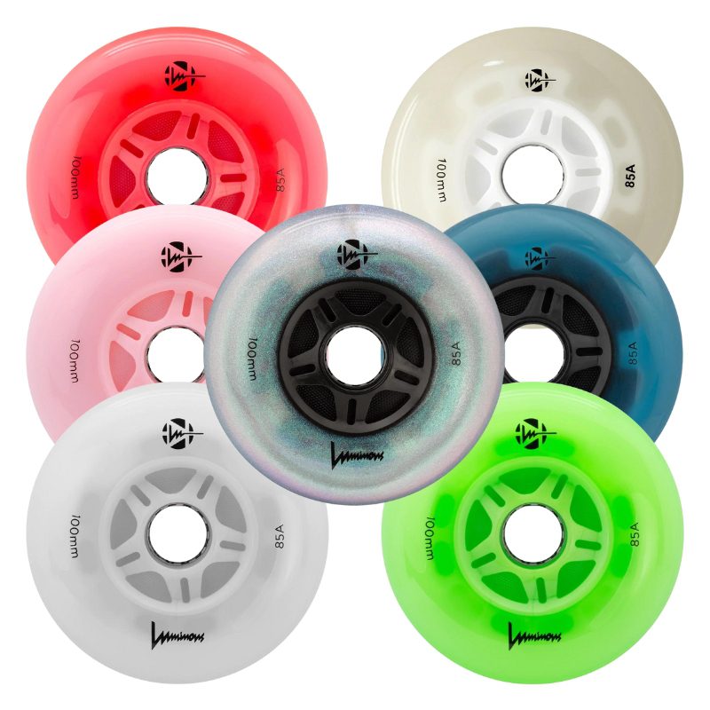 Luminous Inline LED Wheels 100mm