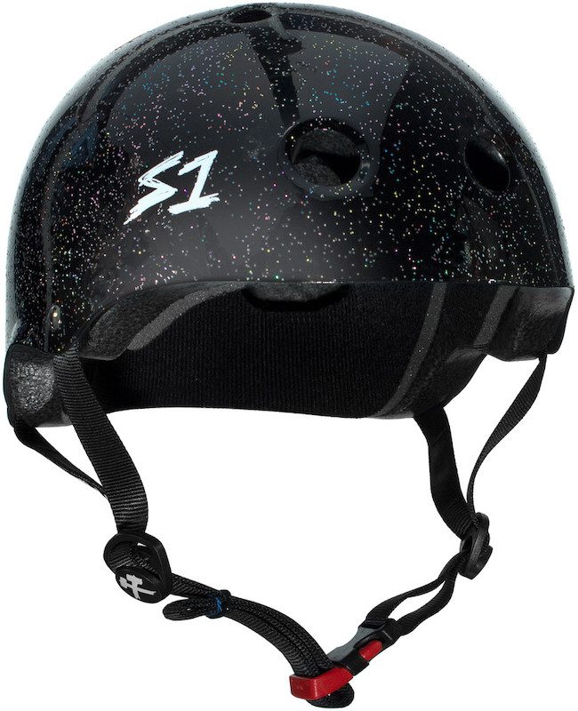 S1 Mini Lifer Helmet Black Gloss Glitter