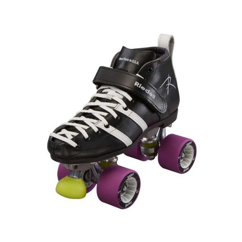 Riedell Wicked Derby with Reactor Neo Plate and Halo Wheels