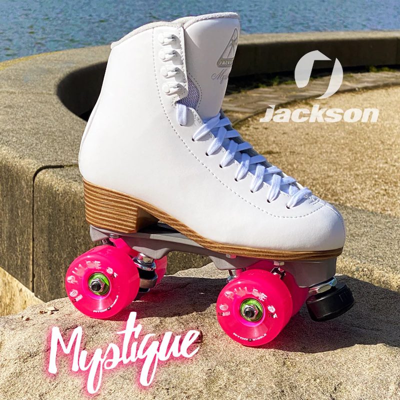 Jackson Mystique White Viper Nylon Outdoor Skate with Pulse Lite