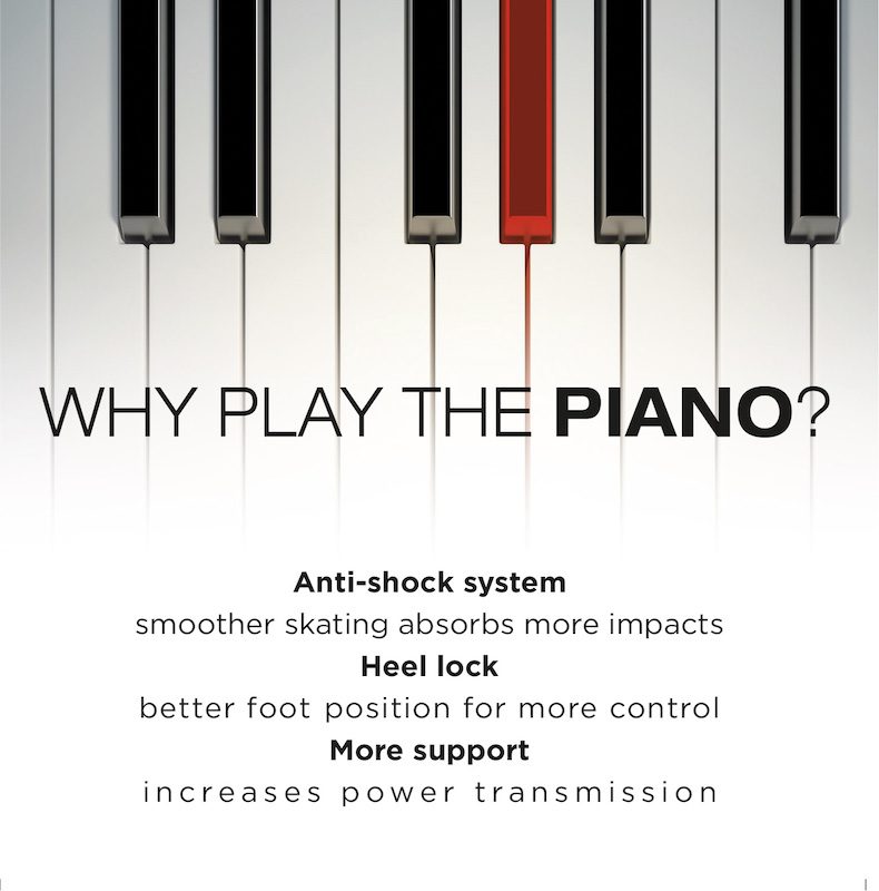 Edea Piano Ice Artistic Skate Boot