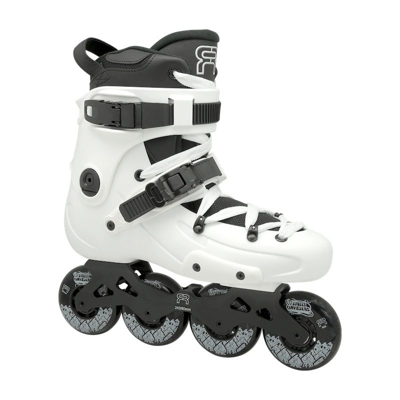 FR FR1 80 White Freeride Skate - ROLLER SKATE USA