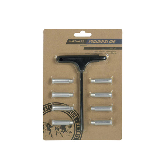 Powerslide AL Single Axle Torx 34mm/8mm 8 Pack