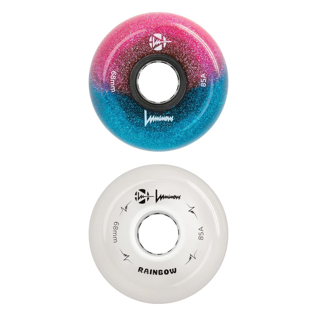 Luminous Inline LED Wheels 68mm - ROLLER SKATE USA