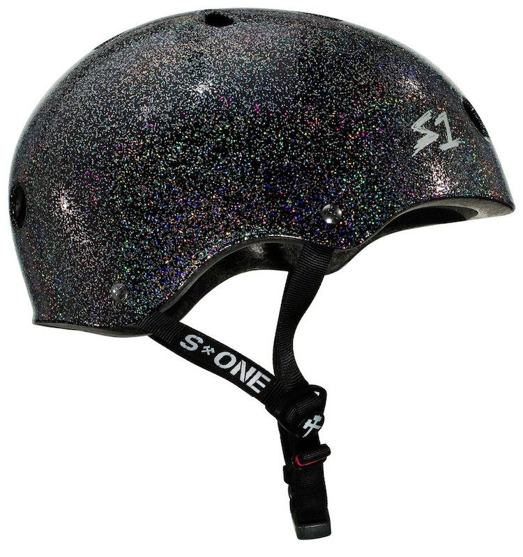 S1 Mega Lifer Helmet Black Gloss Glitter