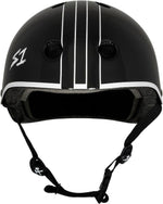 S1 Lifer Helmet Black Gloss W/ White Outline - GAVO Collab