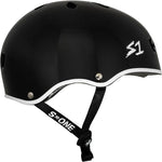 S1 Lifer Helmet Black Gloss W/ White Outline - GAVO Collab