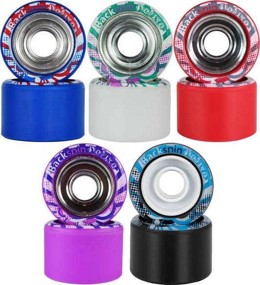 BackSpin Deluxe Roller Skate Wheels 62MM