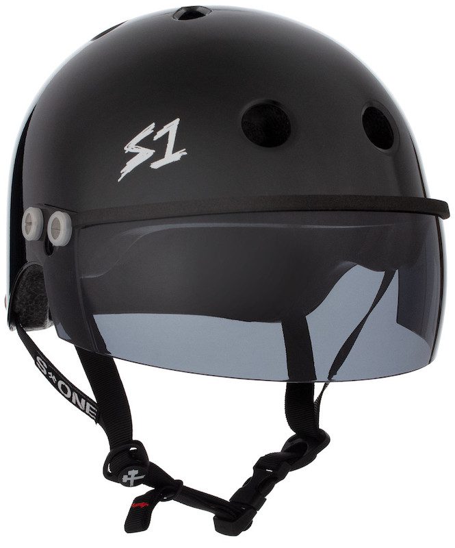 S1 Lifer Visor Helmet Gen 2 Black Gloss