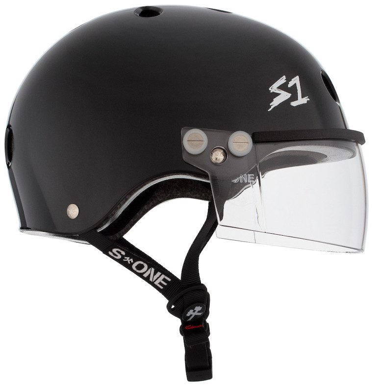 S1 Lifer Visor Helmet Gen 2 Black Gloss