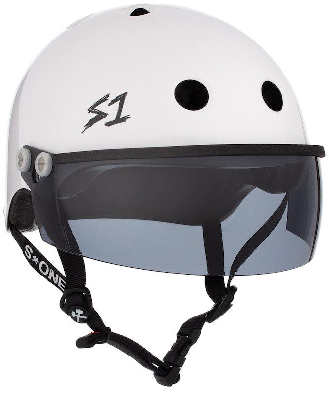 S1 Lifer Visor Helmet Gen 2 White Gloss
