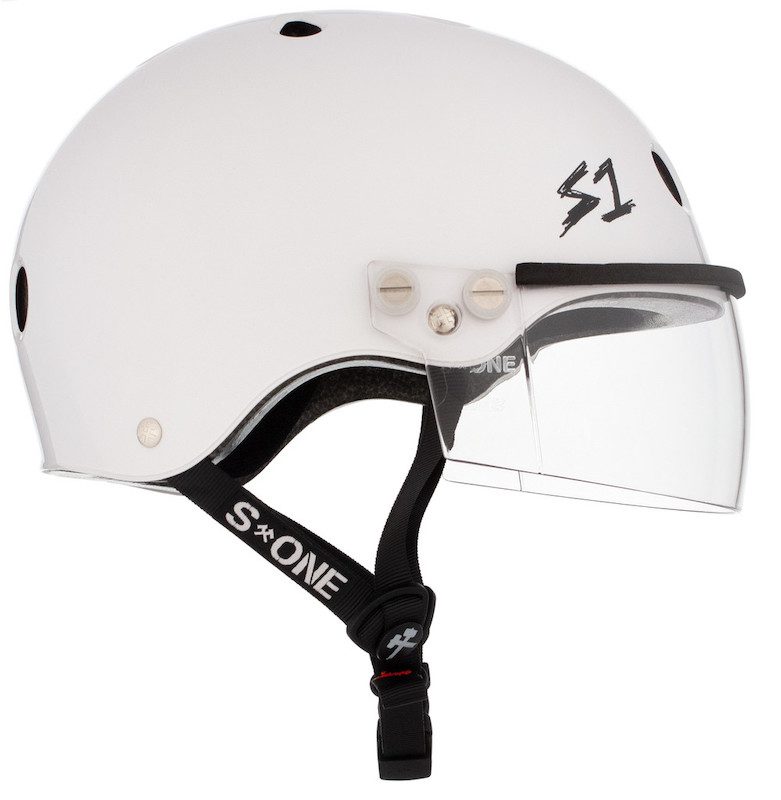 S1 Lifer Visor Helmet Gen 2 White Gloss