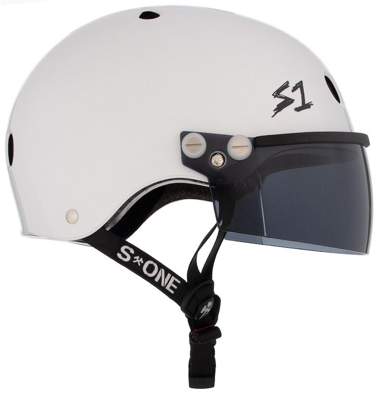 S1 Lifer Visor Helmet Gen 2 White Gloss