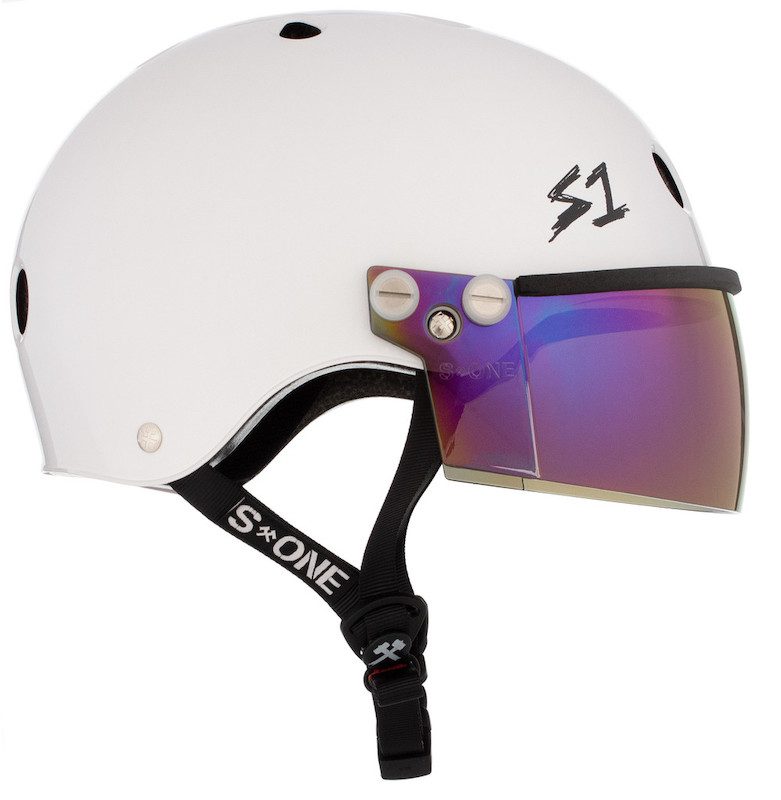 S1 Lifer Visor Helmet Gen 2 White Gloss