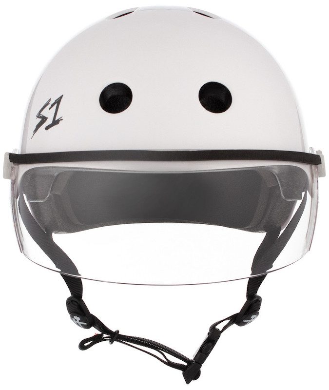 S1 Lifer Visor Helmet Gen 2 White Gloss