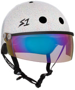 S1 Lifer Visor Helmet Gen 2 White Gloss Glitter