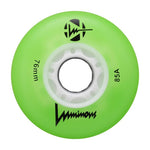 Luminous Inline LED Wheels 76mm
