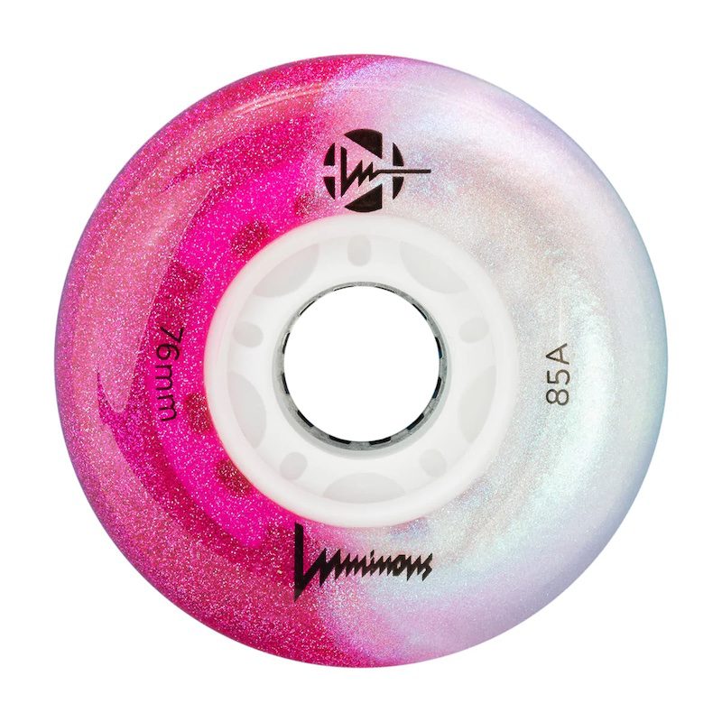 Luminous Inline LED Wheels 76mm