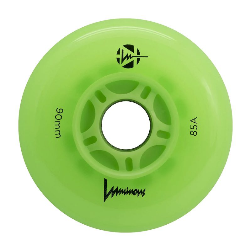 Luminous Inline LED Wheels 90mm