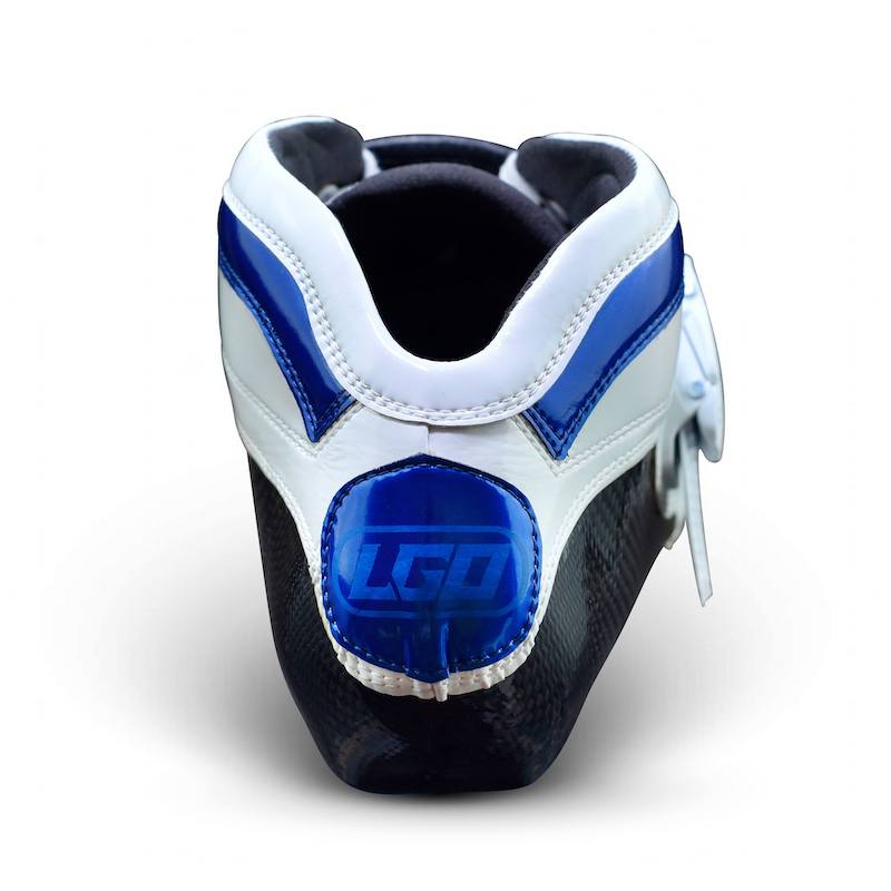 LGO Ultimate White Blue Skate Boot