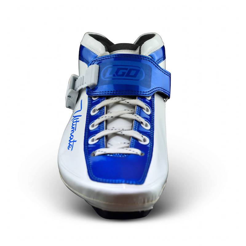 LGO Ultimate White Blue Skate Boot
