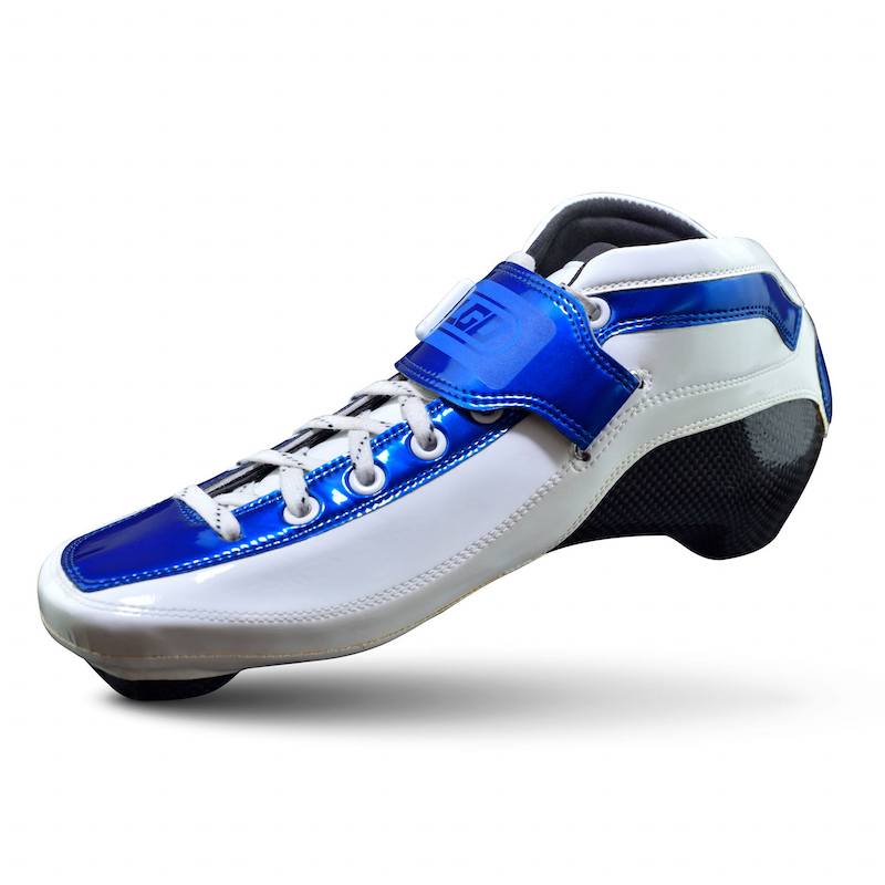 LGO Ultimate White Blue Skate Boot