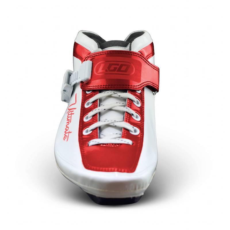 LGO Ultimate White Red Skate Boot