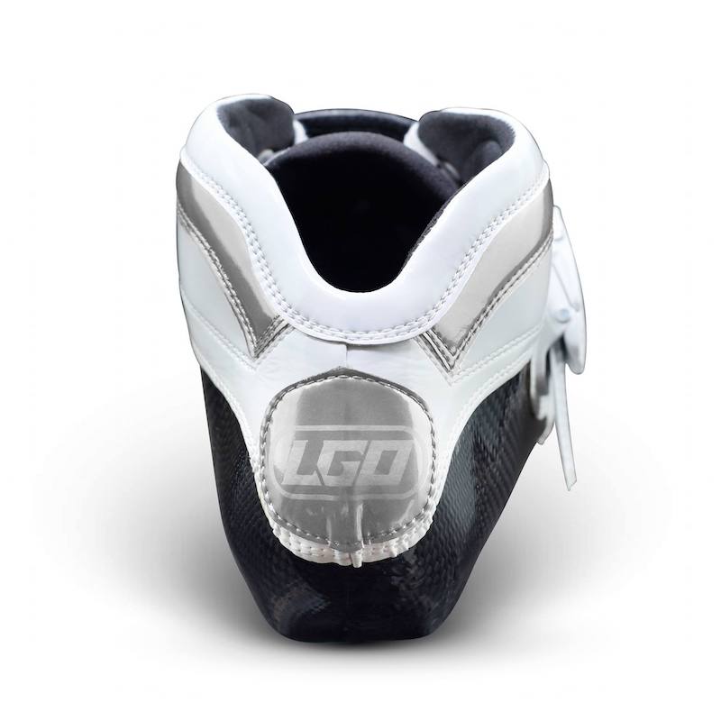 LGO Ultimate White Silver Skate Boot