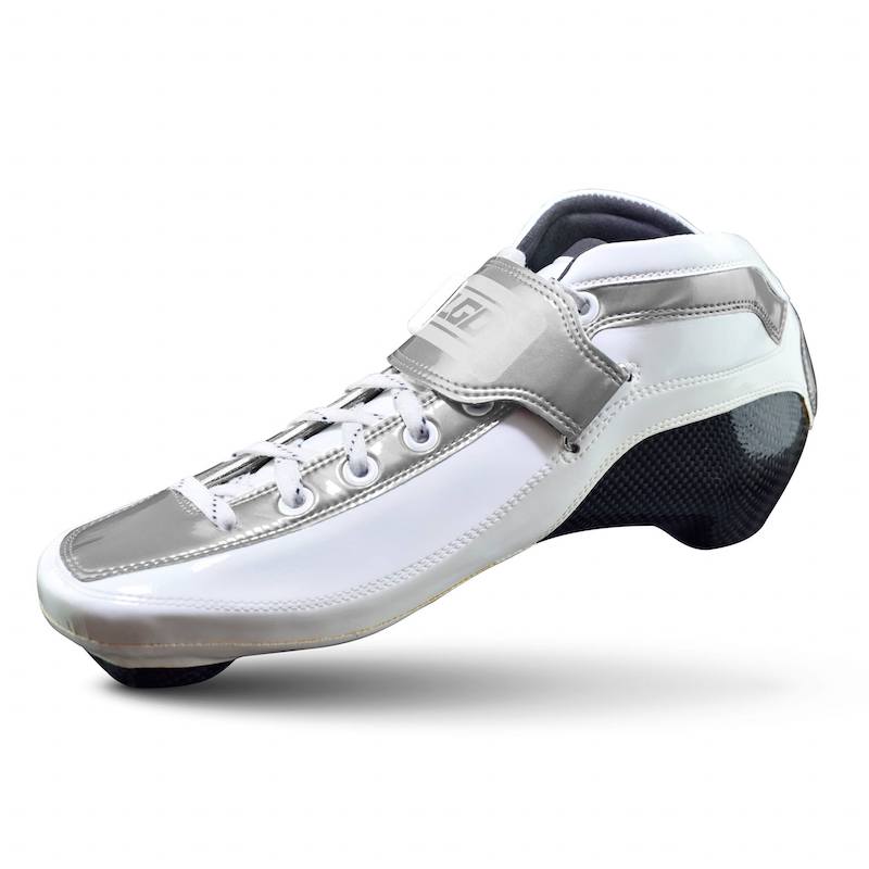 LGO Ultimate White Silver Skate Boot