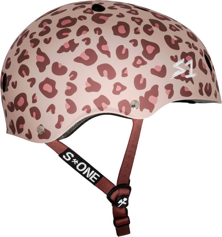 S1 Lifer Helmet Light Pink Cheetah