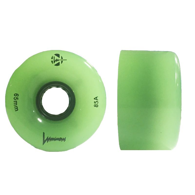 Luminous Longboard Freestyle LED Wheels 65mm