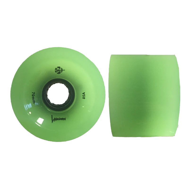Luminous Longboard LED Wheels 70mm