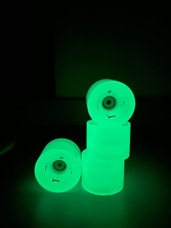 Luminous Longboard LED Wheels 70mm