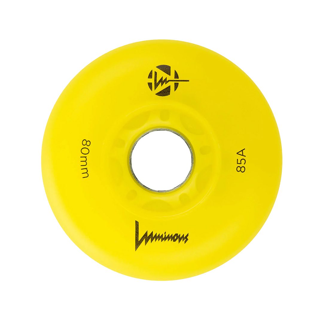 Luminous Inline LED Wheels 80mm