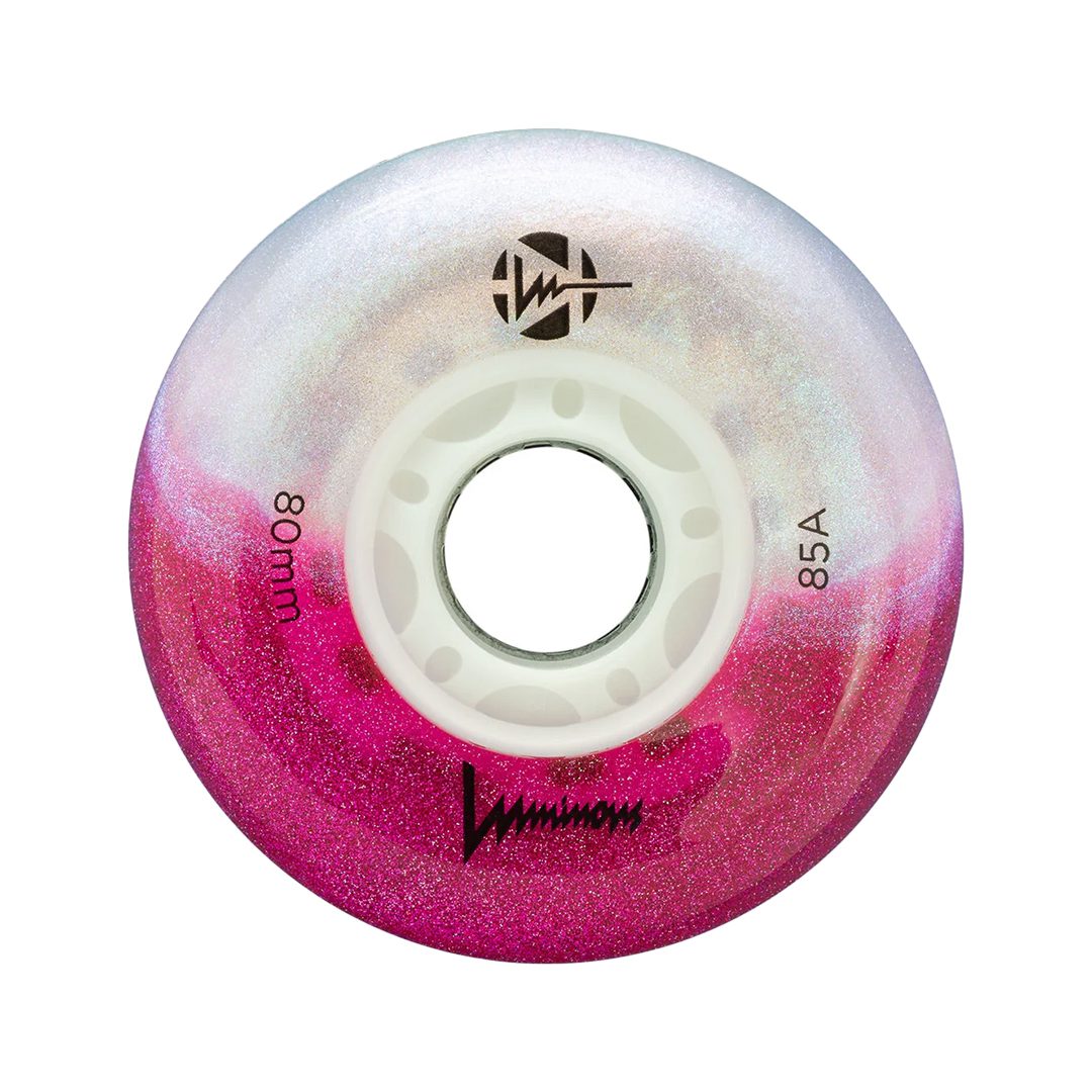 Luminous Inline LED Wheels 80mm