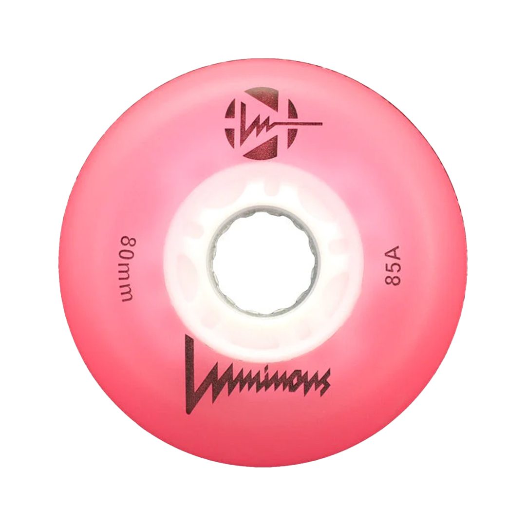 Luminous Inline LED Wheels 80mm