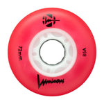 Luminous Inline LED Wheels 72mm