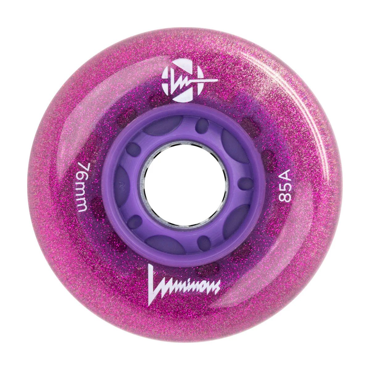 Luminous Inline LED Wheels 76mm