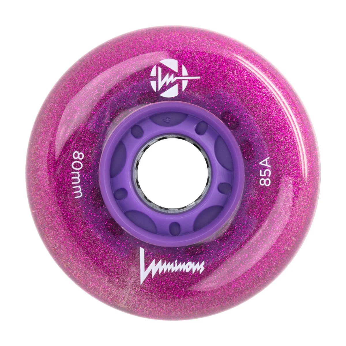 Luminous Inline LED Wheels 80mm